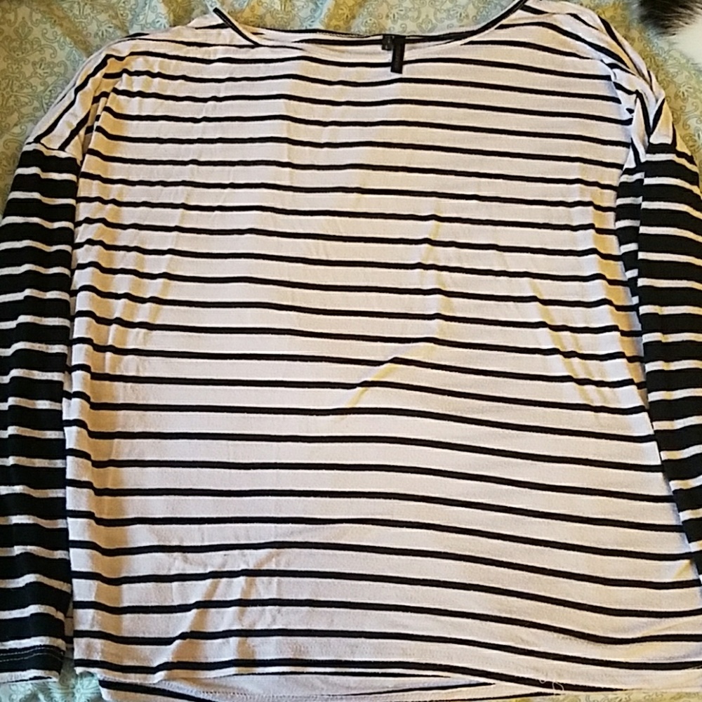 Long sleeve striped top from Maurice's